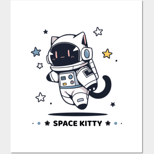 Space Kitty // Astronaut Cat. Posters and Art